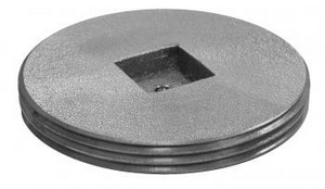 CO PLUG,TAPPED,BRASS 4IN