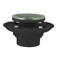 PVC ADJ SHR DRN W/CP STR